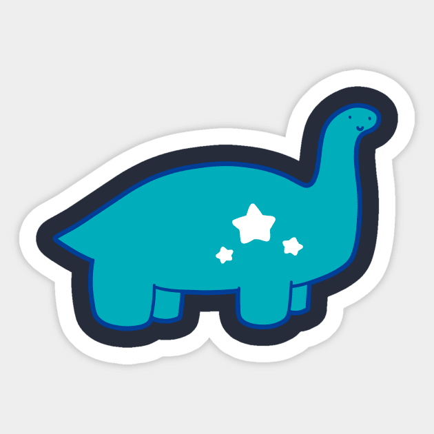 Cute Star Dino Sticker by saradaboru